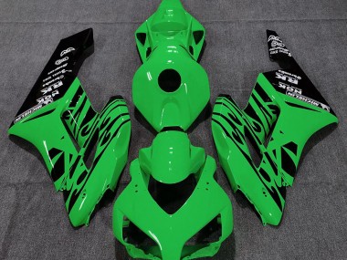 Vert Brillant Flamme 04-05 Honda CBR1000RR Carénage Moto
