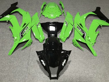 Vert Brillant & Logos 11-15 Kawasaki ZX10R Carénage Moto