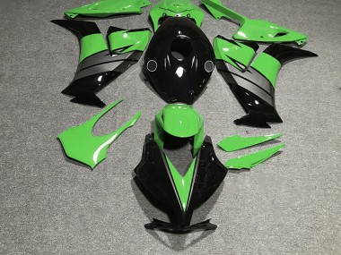 Vert Brillant Noir & Gris 12-16 Honda CBR1000RR Carénage Moto