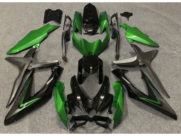 Vert Brillant & Vert R 08-10 Suzuki GSXR 600-750 Carénage Moto
