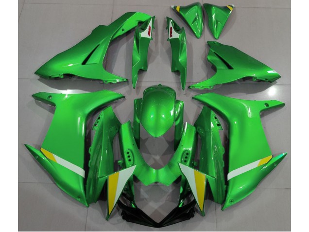 Vert Clair Brillant 11-24 Suzuki GSXR 600-750 Carénage Moto Vert Clair Brillant 11-24 Suzuki GSXR 600-750 Carénage Moto