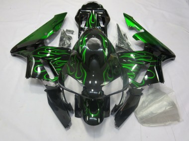 Vert Flamme 03-04 Honda CBR600RR Carénage Moto