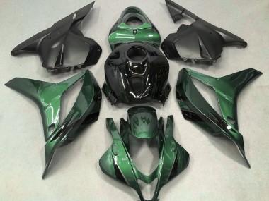 Vert Foncé Avec Du Noir 09-12 Honda CBR600RR Carénage Moto