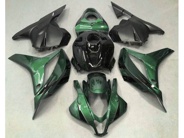 Vert Foncé Avec Du Noir 09-12 Honda CBR600RR Carénage Moto Vert Foncé Avec Du Noir 09-12 Honda CBR600RR Carénage Moto