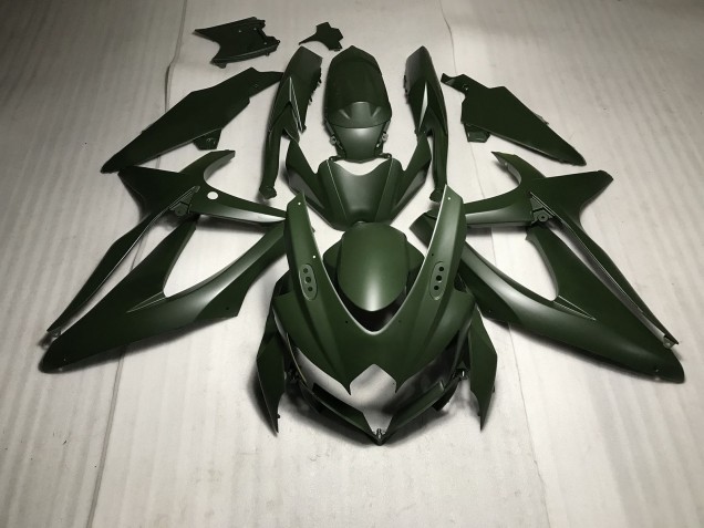 Vert Mat 08-10 Suzuki GSXR 600-750 Carénage Moto Vert Mat 08-10 Suzuki GSXR 600-750 Carénage Moto