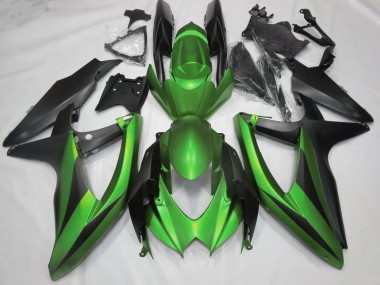 Vert Mat Sans R 08-10 Suzuki GSXR 600-750 Carénage Moto