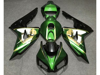 Vert & Or 06-07 Honda CBR1000RR Carénage Moto
