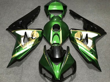 Vert & Or 06-07 Honda CBR1000RR Carénage Moto