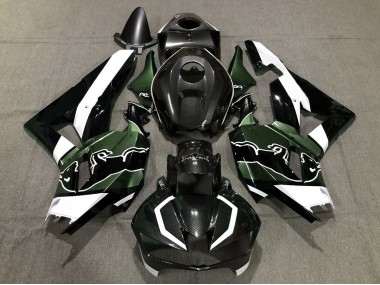 Vert Personnalisé Fibre De Carbone Taureau 13-23 Honda CBR600RR Carénage Moto