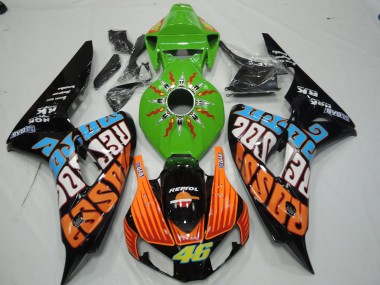 Vert Rossi 06-07 Honda CBR1000RR Carénage Moto