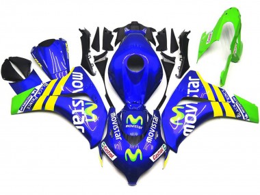 Vibrant Movistar 08-11 Honda CBR1000RR Carénage Moto