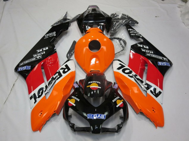 Vibrant Repsol Avec Des Logos 04-05 Honda CBR1000RR Carénage Moto Vibrant Repsol Avec Des Logos 04-05 Honda CBR1000RR Carénage Moto