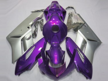 Violet Brillant & Argent 04-05 Honda CBR1000RR Carénage Moto