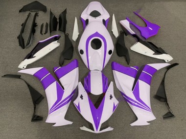 Violet Brillant & Blanc 12-16 Honda CBR1000RR Carénage Moto