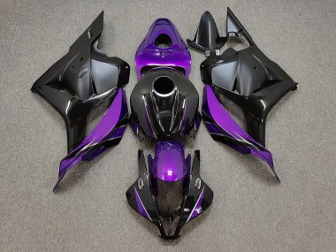 Violet Brillant & Noir 09-12 Honda CBR600RR Carénage Moto