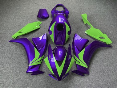Violet Brillant & Vert 12-16 Honda CBR1000RR Carénage Moto