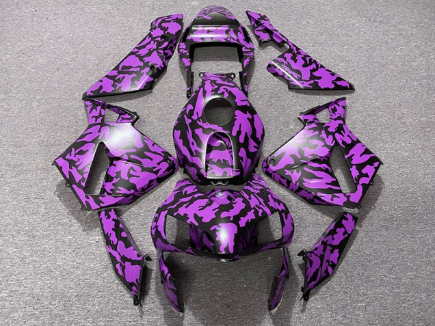 Violet Camouflage 03-04 Honda CBR600RR Carénage Moto Violet Camouflage 03-04 Honda CBR600RR Carénage Moto