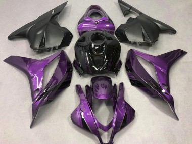 Violet Profond Avec Du Noir 09-12 Honda CBR600RR Carénage Moto