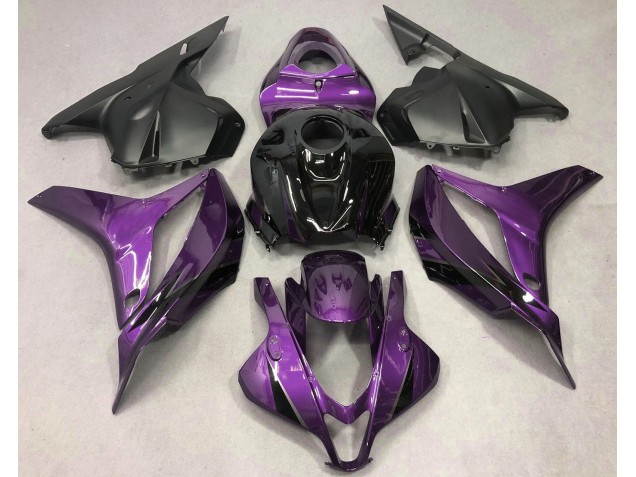 Violet Profond Avec Du Noir 09-12 Honda CBR600RR Carénage Moto Violet Profond Avec Du Noir 09-12 Honda CBR600RR Carénage Moto