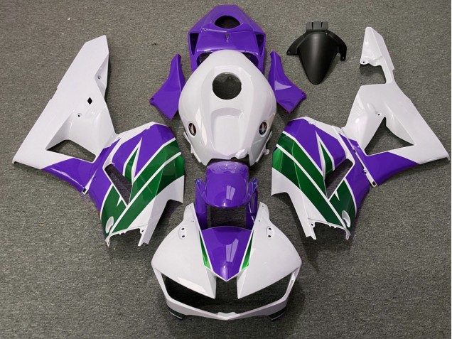 Violet & Vert Brillant 13-23 Honda CBR600RR Carénage Moto