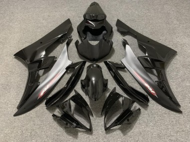 Épingle Rouge Noir Mat 06-07 Yamaha R6 Carénage Moto
