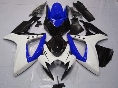 Étoile Bleu Foncé 06-07 Suzuki GSXR 600-750 Carénage Moto