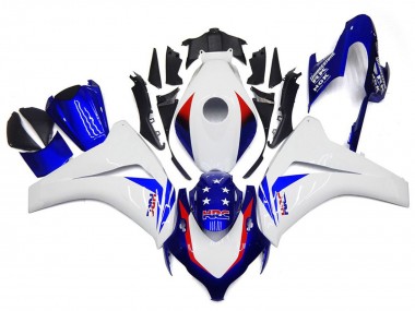 Étoile Bleue Vibrante 08-11 Honda CBR1000RR Carénage Moto