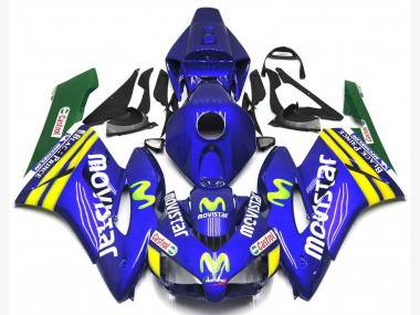 Étoile De Cinéma Verte 04-05 Honda CBR1000RR Carénage Moto