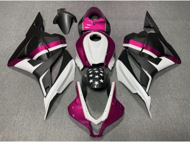 Étoile Noire Mate & Rose 09-12 Honda CBR600RR Carénage Moto
