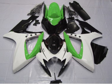 Étoile Verte 06-07 Suzuki GSXR 600-750 Carénage Moto